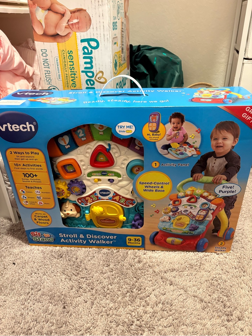 VTech Stroll & Discover Activity Walker – Purple/Multicolor